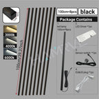LED Recessed Lighting LED Strip Light for Wood Slat Wall Panel in Parallel with Touch Sensor, Self-Adhesive for Slat Wall Decor