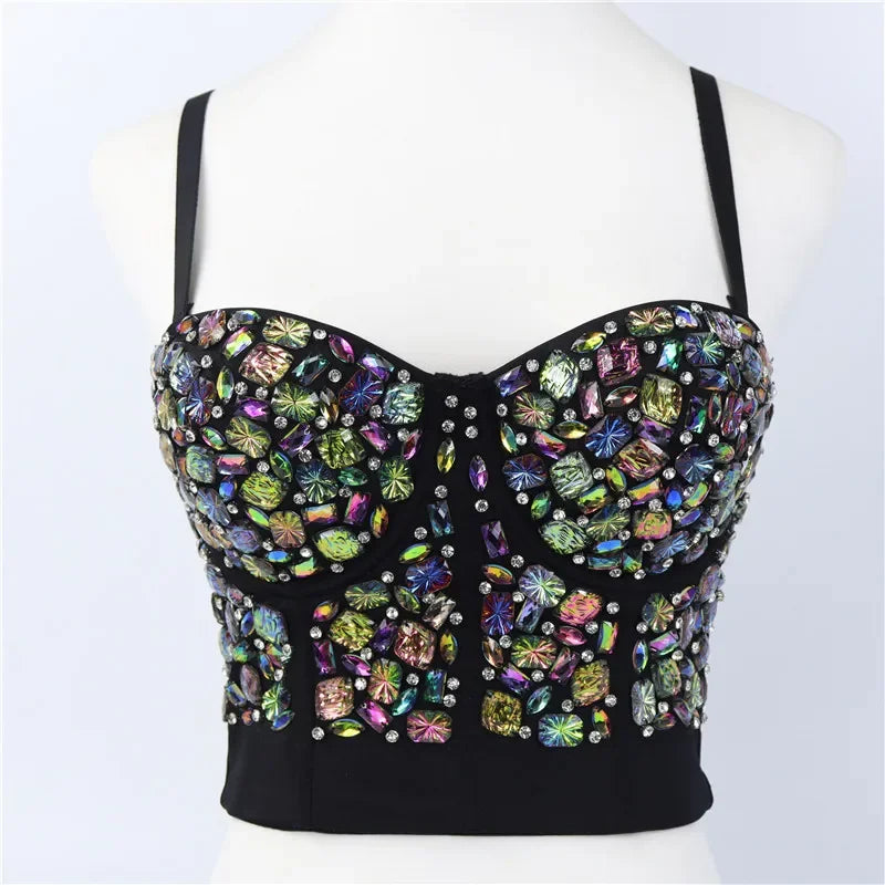 Y2k Tops Fashion Clothes Tank Casual Vintage Corset Summer Sexy Party Club Stage Show Streetwear Tees Camis Women Clothing