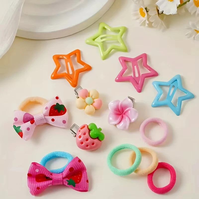 A 718-piece accessory set suitable for girls’ daily outings and participation in festive events – a richly curated collection.