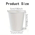 50/100PCS Disposable Small Paper Cup Tasting Cup  Perfect for Coffee Candy Juice Home Supermarket Holiday Party Activities