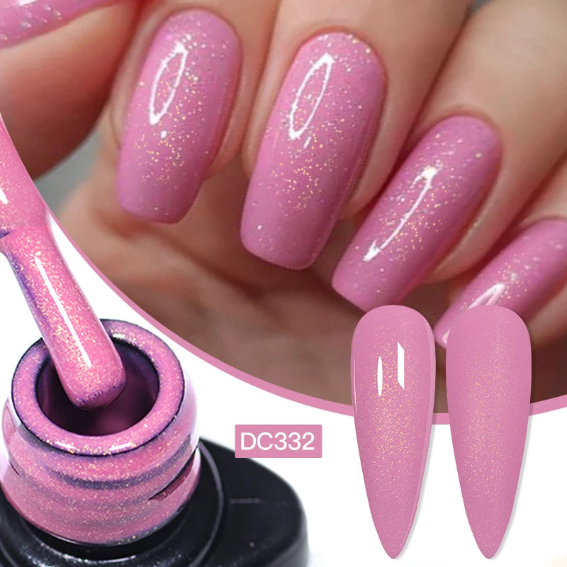 Mtssii 7ML Colorful Reflective Gel Nail Polish Glitter Sparkling Flash Glitter Gel Polish Semi Permanent Varnish Soak Off Nails