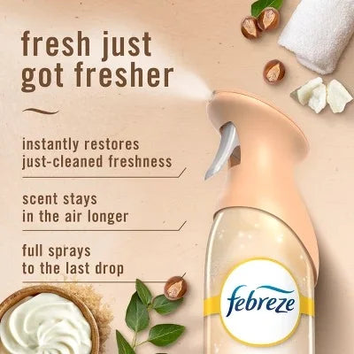 Febreze Air Mist Odor-Fighting Air Freshener - Whipped Warm Sugar - 8.1oz