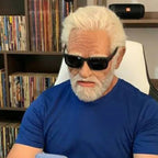 New Male Halloween Masks Of Terror Full Head Face Realistic Silicone Grandpa Wrinkle Real Elderly Mask Party Cosplay Props