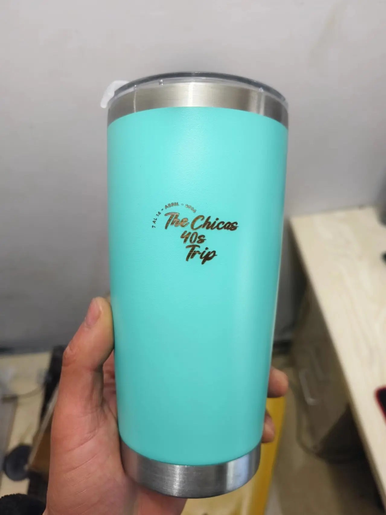 20oz Tumbler with Lid , Stainless Steel Vacuum Insulated Coffee Tumbler Cup, Double Wall Powder Coated Travel Mug