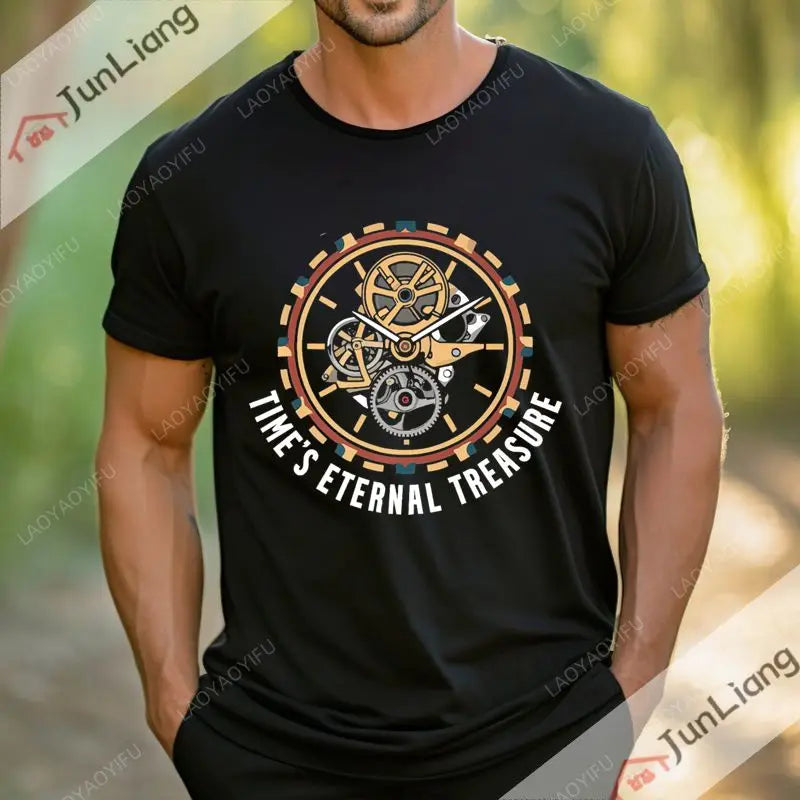 Watch Collector Watchmaker Watchmaker T-shirt Fashion Casual Vintage Top Unisex Shirt Oversized Short-sleeved Shirt Top
