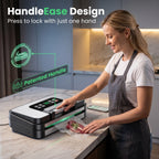 95KPA Dual Pump Vacuum Sealer Machine 10 Modes Double Seal Dry/Moist Food Vacuum Packing with Hose & Roll Bags Upgraded Design
