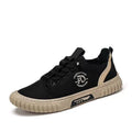 Men's Casual Running Shoes Breathable Fishnet Cloth Anti-slip Comfortable Low Top Fashionable Thick Bottom PVC Outsole