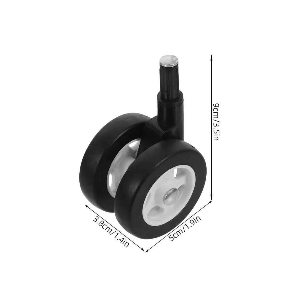 4pcs Baby Stroller Wheels Universal Replacement Quiet Swivel Removable For Walker Wheel Repair Kit Plastic Caster Wheels Infants