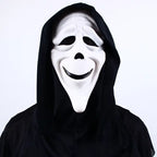 Quality Halloween Movie Scream Horror Face Mask Realistic Creepy Ghost Masks Stick Tongue Out Funny Scary Cosplay Costume  Props