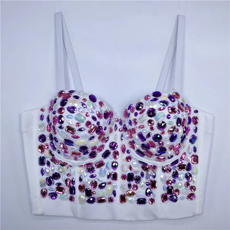 Y2k Tops Fashion Clothes Tank Casual Vintage Corset Summer Sexy Party Club Stage Show Streetwear Tees Camis Women Clothing