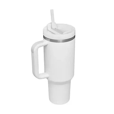 New Hot 40oz Insulated Tumbler acuum Cup 2.0 Thermal Mug for with Handle Straw Stainless Steel Hot and Cold Coffee Drinking