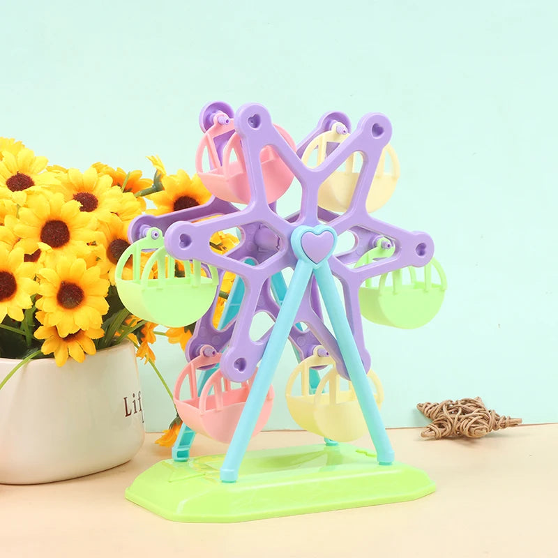 1Pcs Rotating Ferris Wheel Model Toy Baby Stroller Early Education Toy Stroller Toy