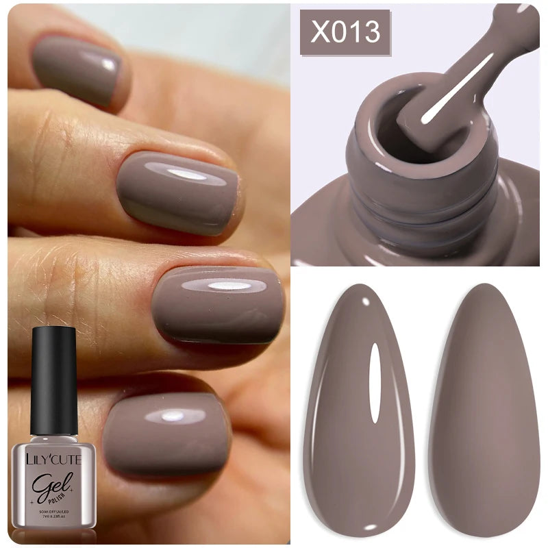 LILYCUTE 7ml Fruit Grape Purple Cat Magnetic Gel Nail Polish Vernis Semi Permanent Soak Off Colorful Gel Polish Nails Supplies