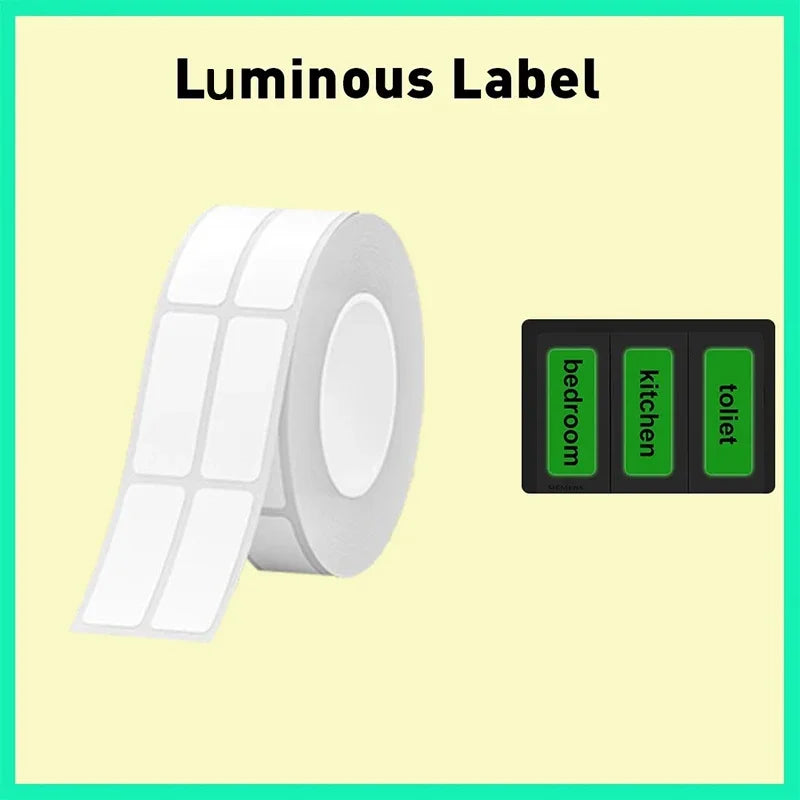 Niimbot B1/B21/B3S/B203 Luminous Label Sticker Self-adhesive Sticker Glow-in-the-dark Sticker