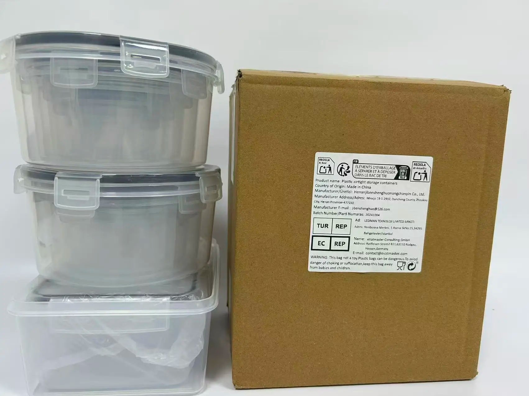 Airtight Food Storage Containers with Lids, 2/4 PCS 2.8L Pasta Containers for Pantry Organization and Storage, BPA Free Kitchen