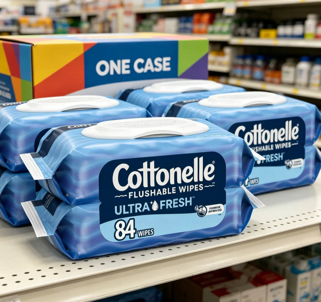 Holiday Bulk Savings | Large Capacity Value Pack | Cottonelle heavy-duty flushable wet wipes with enhanced cleaning power | Bring thorough cleansing and lasting freshness for daily personal care use