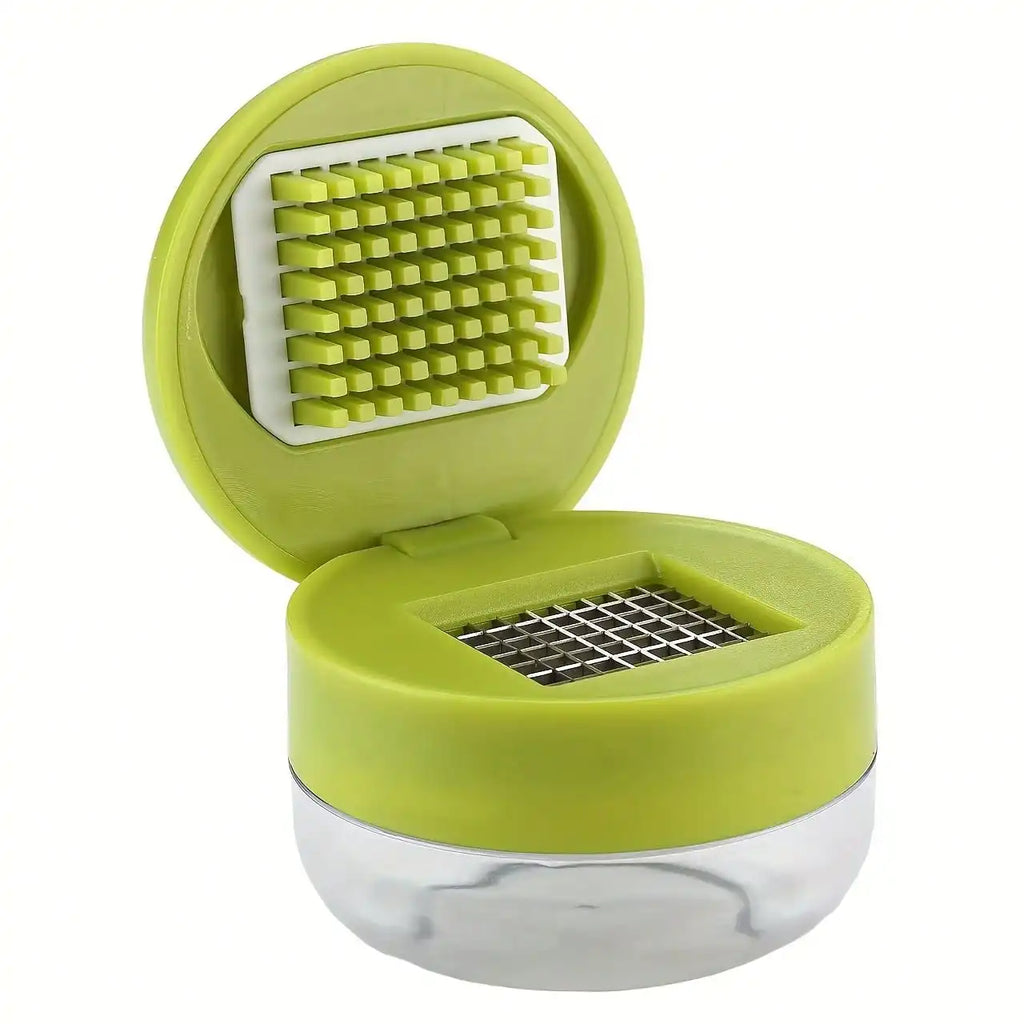 2pcs/1pc Manual Garlic Press And Grinder - Multi-Functional Kitchen Tool, Can Be Used For Chopping,  Suitable For Home, Restaurant, Outdoor And Food Truck Use, Portable Handheld Design, Plastic And Garlic Clove Grinder sh2604