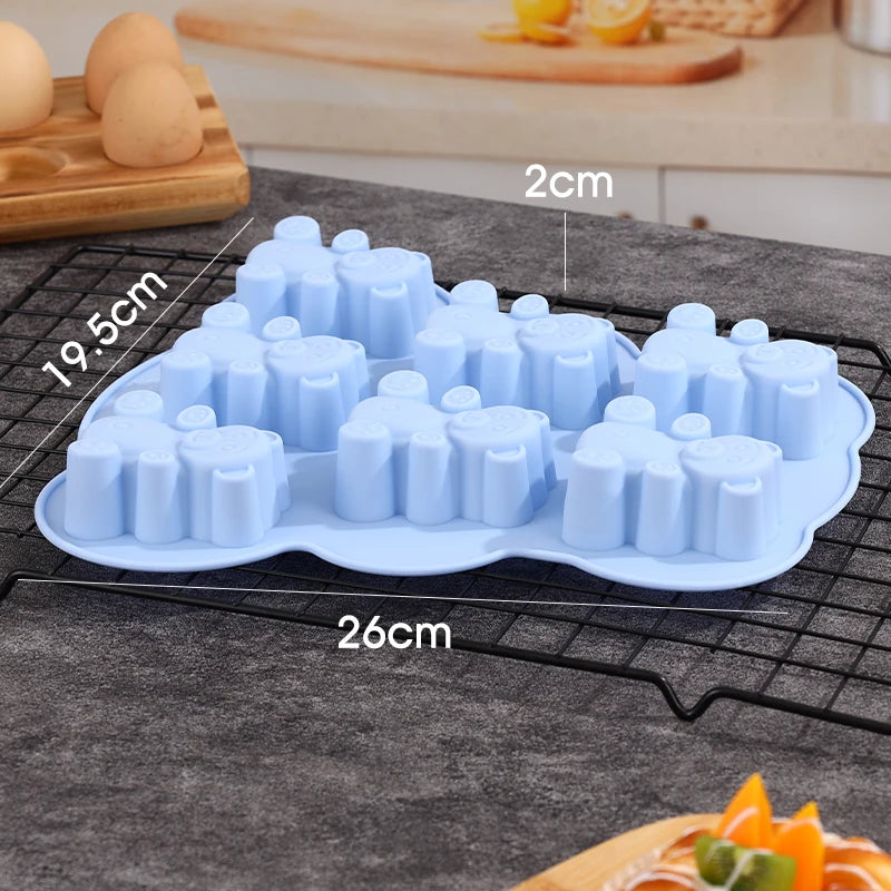 Silicone Gummy Bear Molds,Jello Molds for Kids - Make Large Candy and Chocolate Bears;Jelly,Gelatin,Soap,Ice Molds