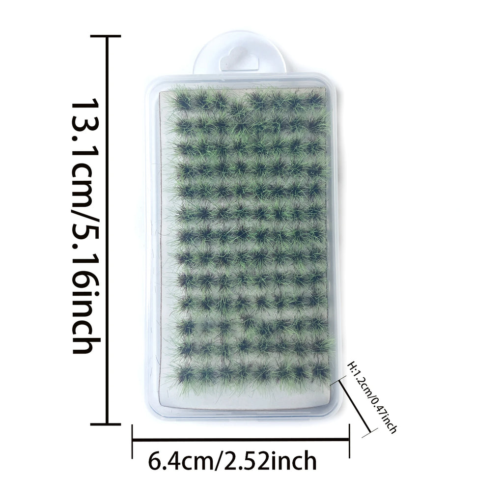 Micro Miniature Grass Cluster Model Sand Scene DIY Material Realistic Grass Tuft Miniature Grass Bushes Plant Cluster Scenery