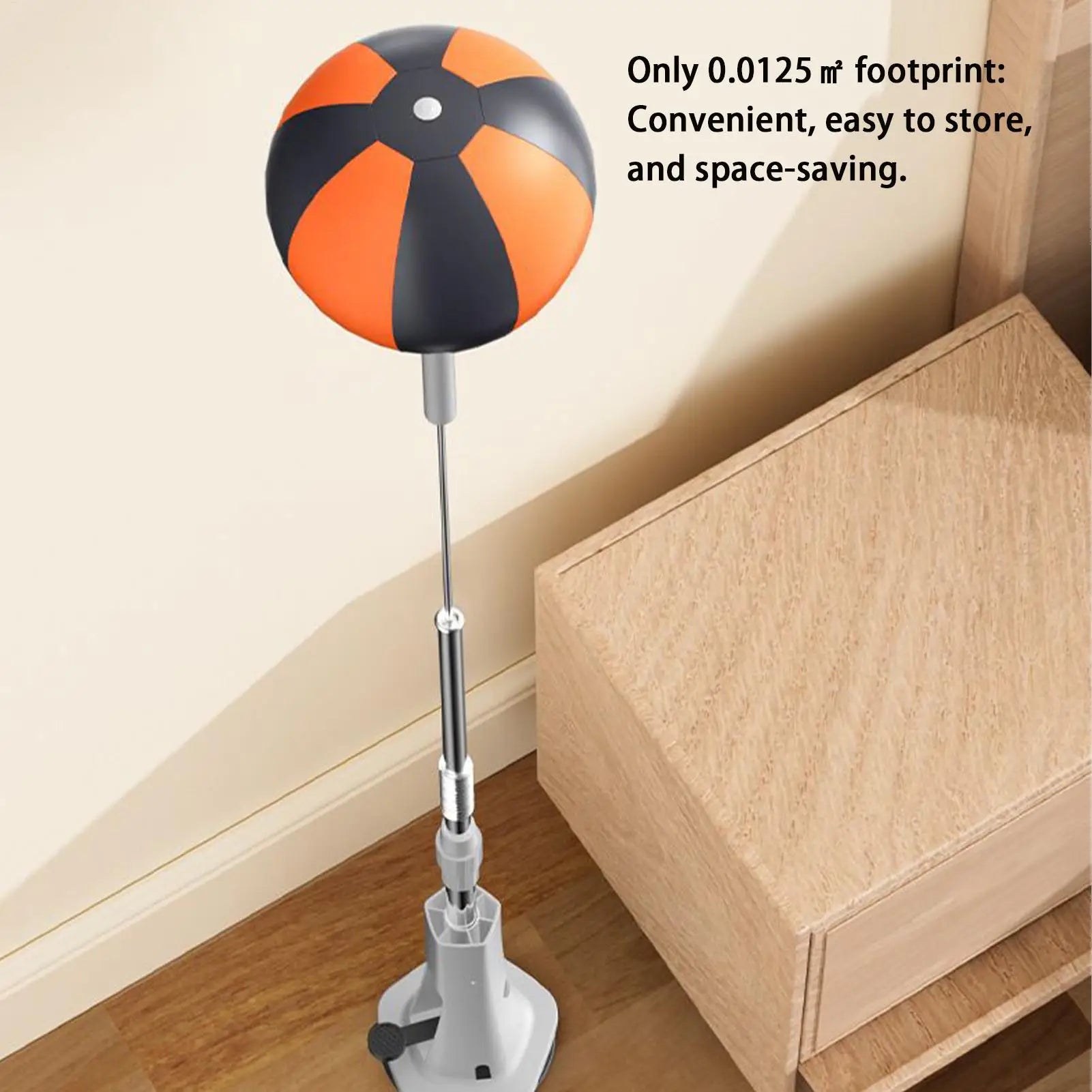 Standing Boxing Bag Boxing Training Equipment Adjustable Height Suction Base Adult Punching Bag for Kids Teens Home Gym Exercise