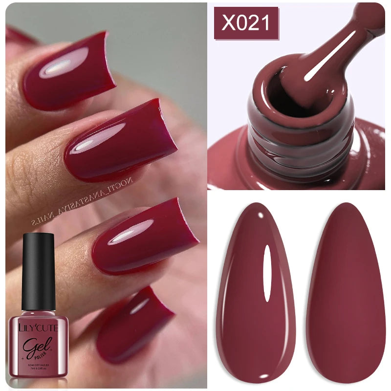 LILYCUTE 7ml Fruit Grape Purple Cat Magnetic Gel Nail Polish Vernis Semi Permanent Soak Off Colorful Gel Polish Nails Supplies