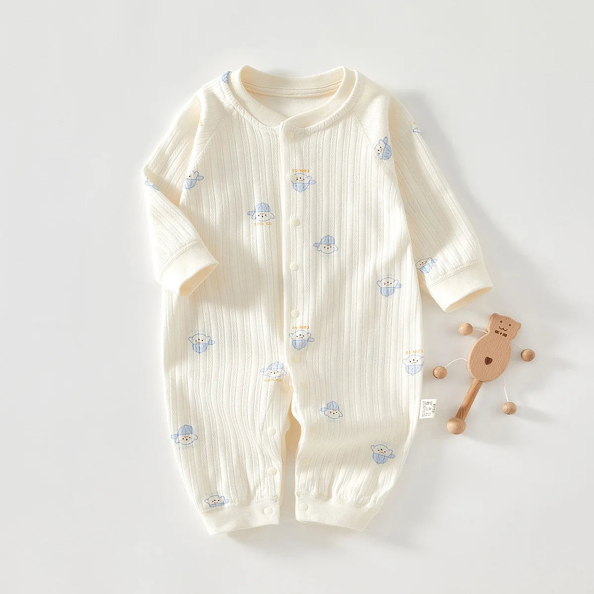 0-12M Cotton Newborn Baby Girl Boy Romper Print Infant Jumpsuit Casual New born Clothes For Girls Boys Spring Autumn Clothing