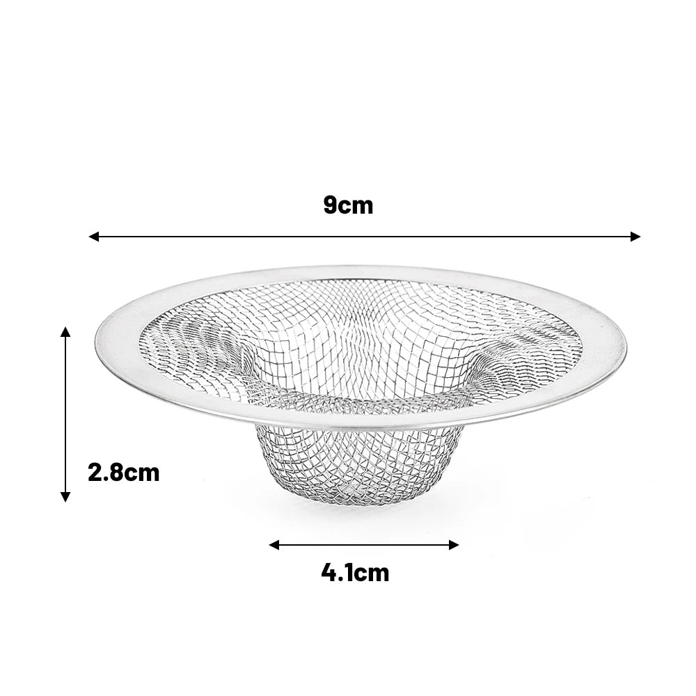 Stainless Steel Kitchen Sink Filter Mesh Sink Sewer Strainers Bathroom Floor Drains Catcher Waste Drain Hole Filter Trap Screen