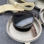 Foldable Sunglasses Square Frame for Men Women Folding Driving Eyewear Sun Glasses Outdoor Sunglasses