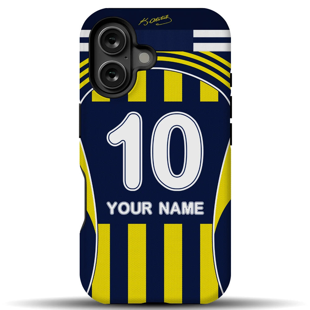 25 Turkey Fenerbahce Sukru Saracoglu SARI KANARYA Case for iPhone 17 Air 16e 16 15 14 Pro Max 13 12 11 Mini X XS XR 7 8 6S Plus