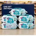 Extra Large Pack of 200 Premium Soft Baby Wipes Gentle for Sensitive Skin Hypoallergenic and Thick for Newborns Infant Care Diaper Changing and Cleaning