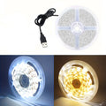 LED Strip Lights 5V White/Warm White Flexible LED Light,can be pasted,cuttable Home Decor Lamp for TV Backlight Cabinet Lighting