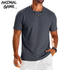Summer Short Sleeve Ice Silk T Shirts for Men Lightweight Casual TShirt Outdoor Sport Fitness Quick Dry Tee Breathable Pullover