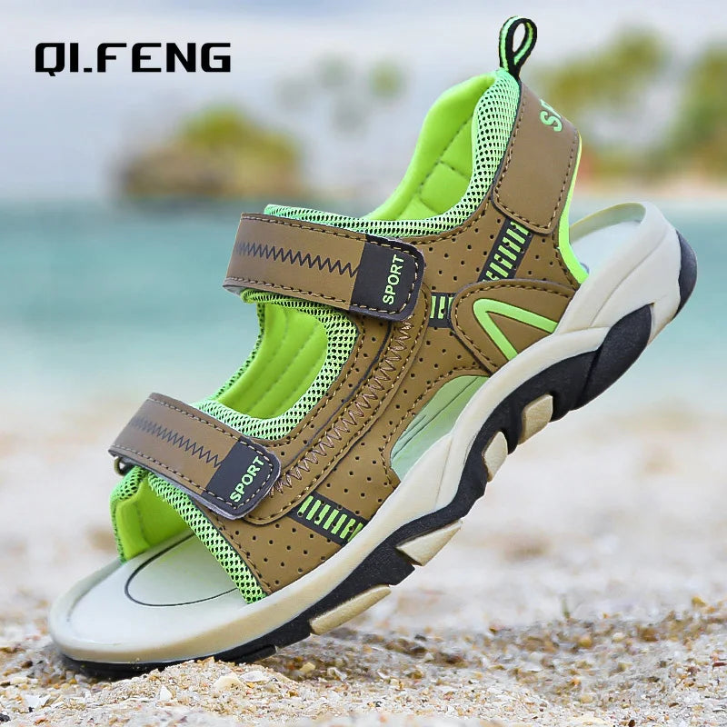 Summer Breathable Sandals Children's Beach Shoes Boys and Girlss Shoes Student Casual Sandals Anti slip Wear Resistant Footwear