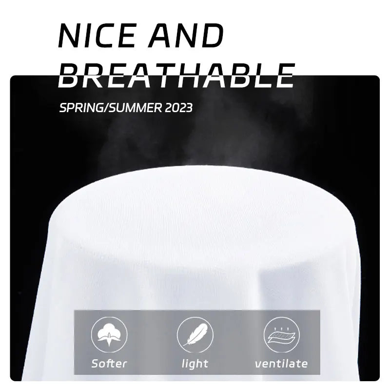New Summer Simple Printing Short-Sleeved Men's Round Neck Large Size T-Shirt Tops Casual Breathable Mens Street Photography Tops