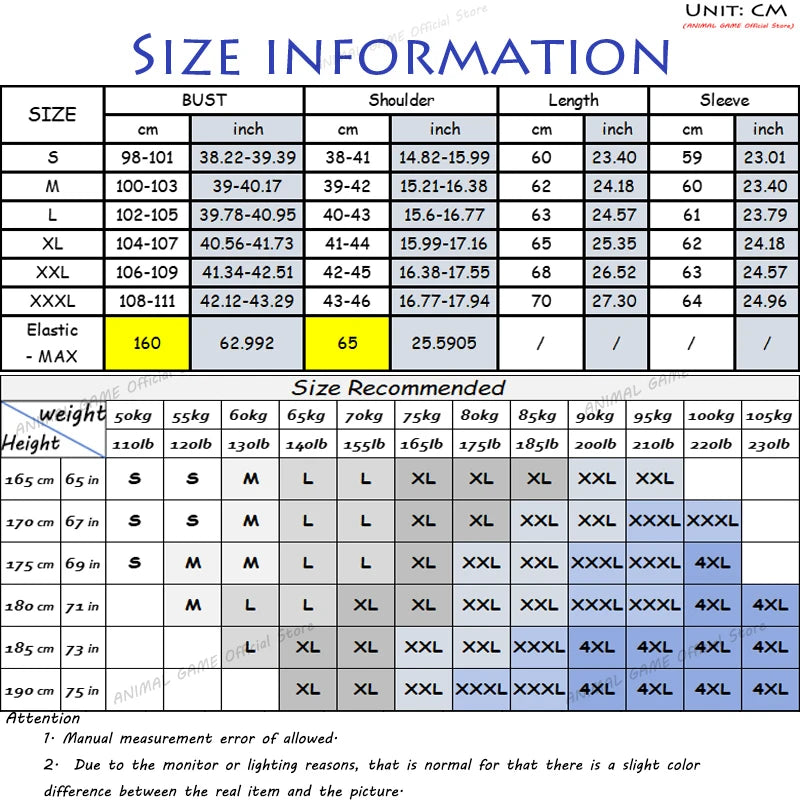 Animal Game Men's Woolen Knit Sweater Crew Neck Casual Pullover Knitwear Autumn Classic Soft Cold Blouse Winter Warm Streetwear