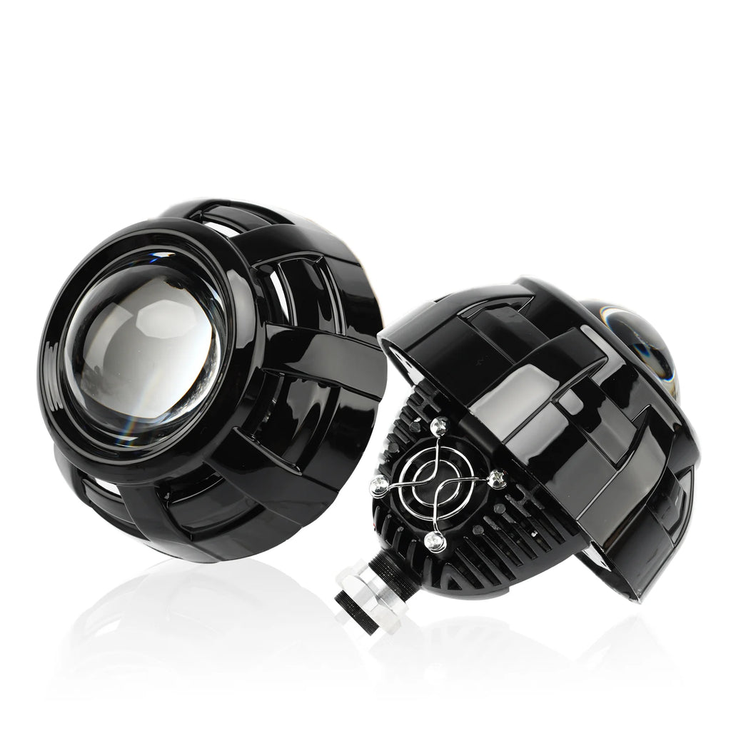 90W 2 PCS 3.0 Inch Blue Bi LED Projector Lens Universal Headlight Retrofit For H1 H4 H7 H11 Auto Light Headlamp Car Accessory