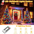 USB Powered LED Green Copper Wire String Lights 8 Modes Fairy Garland Light Holiday Decor Light for Christmas Tree Party Wedding
