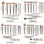 Professional Makeup Brush Set Soft Beauty Brushes Kit Foundation Powder Concealer Blush Eyeshadow Blending Makeup Cosmetic Tools