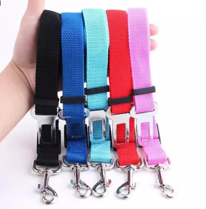 Cat Car Seat Belt Dog Accessories Adjustable Harness Lead Leash Small Medium Travel Clip Puppy Collar Leash Pet Items Dog Harness