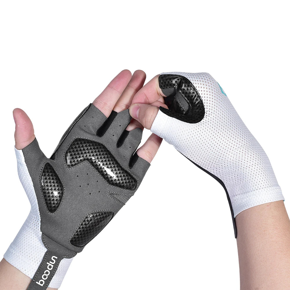 Half-finger bicycle gloves, half-finger men's and women's road cycling gloves, running and cycling gloves 1249
