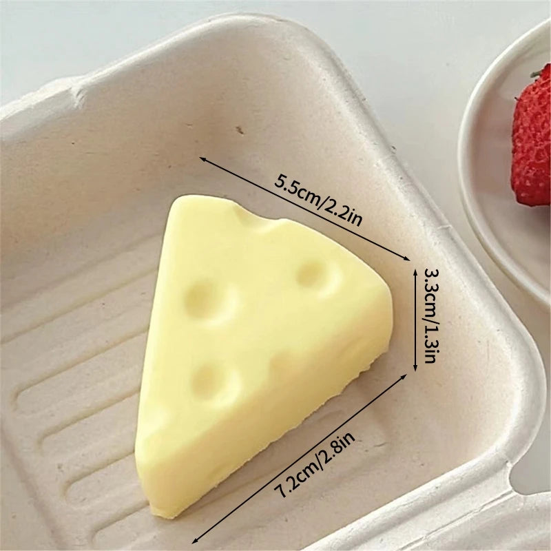 Cheese Dumpling Squishy Fidget Toy Ornament Butter Squishy Dumpling Anti-stress Squishy Dumplings Mysteries Squishy Gifts