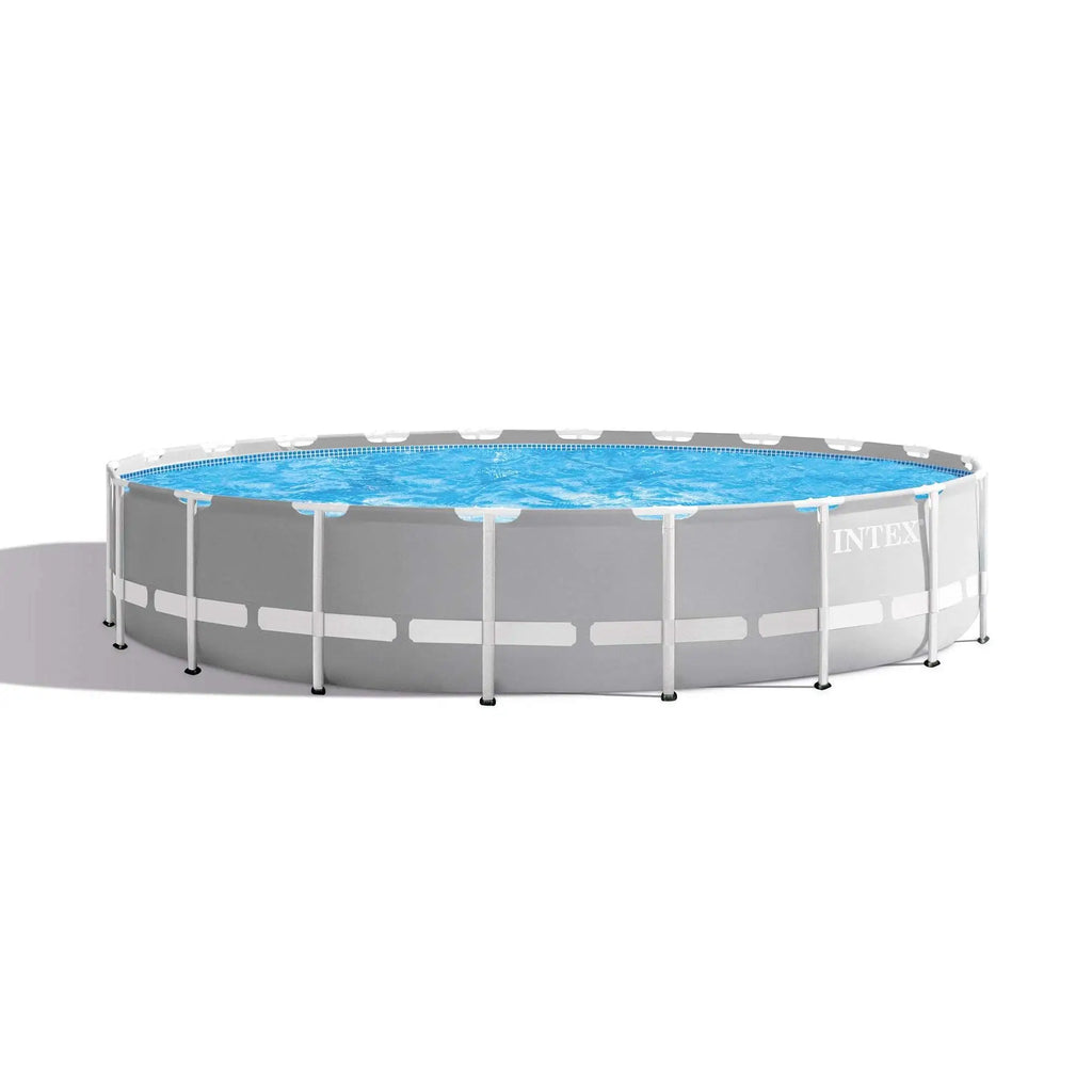 Intex 26719EH Prism Frame Premium Above Ground Swimming Pool Set: 14ft x 42in – Includes 1000 GPH Cartridge Filter Pump – SuperTough Puncture Resistant – Rust Resistant – 3357 Gallon Capacity