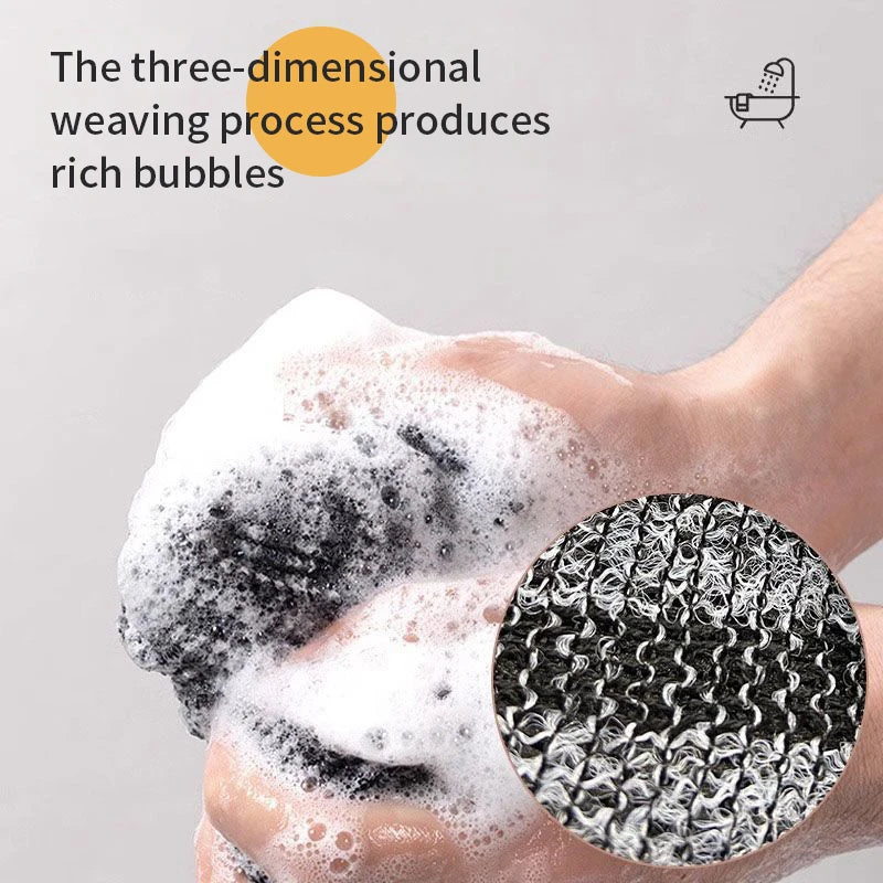 Japanese Rubbing Washcloth Bath Nylon Towel Brush for Back Towels Exfoliating Scrub Shower Sponge Body Bathroom Accessories