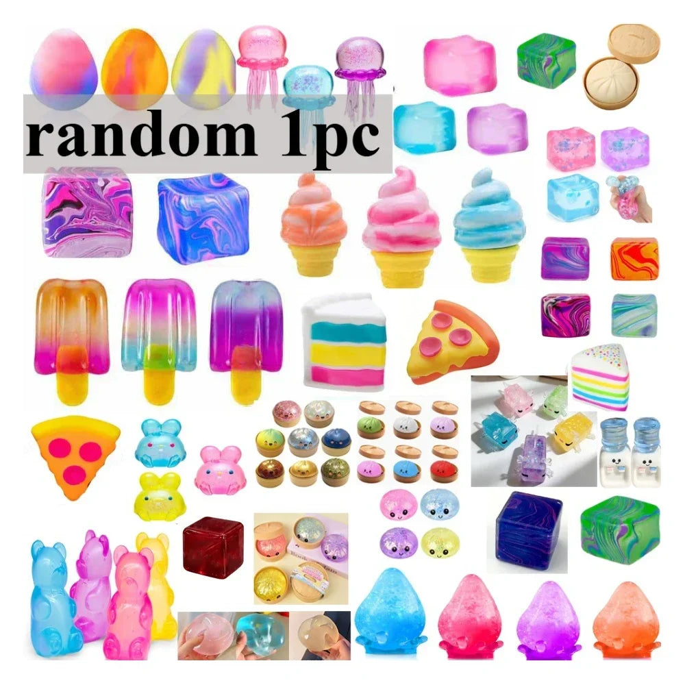 &100+ style Novelty Mystery Gift Surprise Blind Box Dr PepperrNeDooh Nice Cube Butter stick Squishy Squeeze Toy for Adults Gifts
