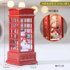 2026 Christmas Gift Christmas Crystal Ball Ornaments LED Lights Train Santa Claus Merry Christmas Decoration for Home Party Xmas