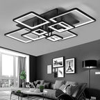 Modern Living Room Acrylic Led Ceiling Lamp Bulb 220v Black Bedroom Study Ceiling Light Home Dining Room Lighting Lustre Fixture
