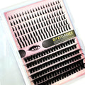 Eyelash Clusters 80D/100D+Fairy Hair Lashes DIY Spiky Lash Extension Mega Cluster Eyelash Extensions Mink Strips Lashes Thick