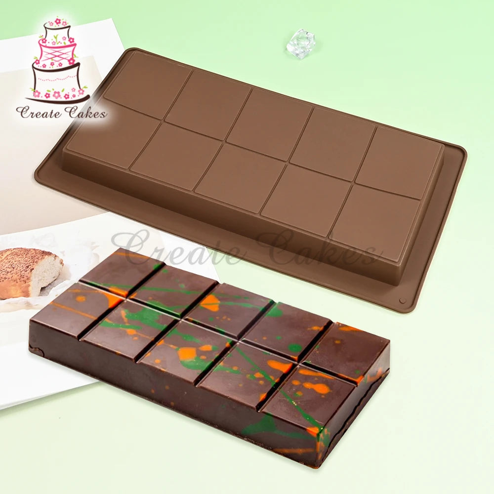 Popular Dubai Silicone Chocolate Mold Baking Tools Non-Stick Silicone Cake Mould Jelly Candy 3D DIY Molds Kitchenware