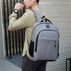 large capacity multifunctional backpack for commuting, business travel, student computer bag-ll, Simple and stylish backpack