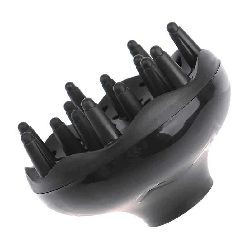 1pc Hair Diffuser Professional Hair Styling Curl Dryer Diffuser Universal Hairdressing Blower Styling Salon Curly Tool Black